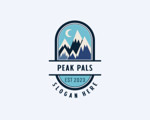 Mountain Peak Glacier logo design