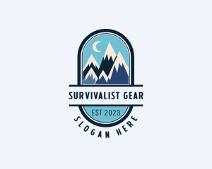 Mountain Peak Glacier logo design