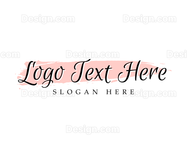 Elegant Beauty Watercolor Logo