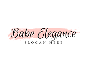 Elegant Beauty Watercolor logo design