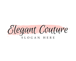 Elegant Beauty Watercolor logo design