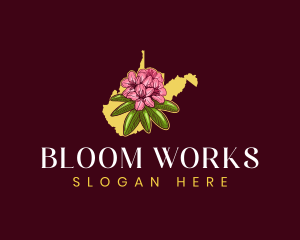 West Virginia Floral Garden logo design