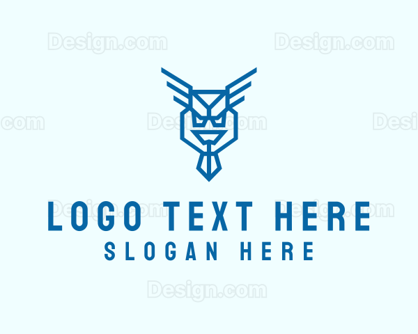 Winged Goblin Bird Logo