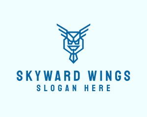 Winged Goblin Bird logo design