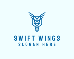 Winged Goblin Bird logo design