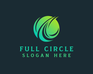 Circle Logistics Swoosh logo design