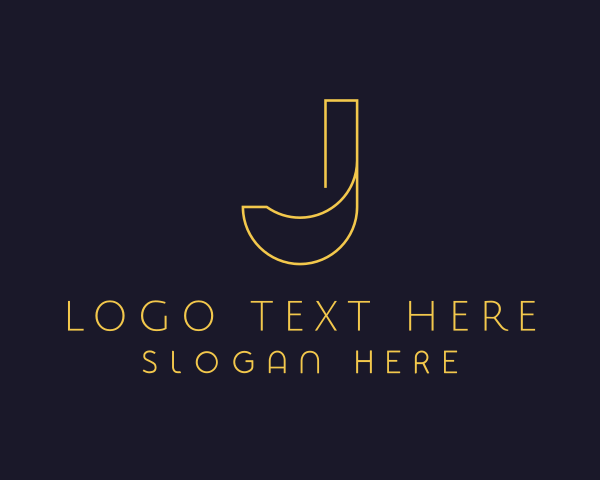 Letter J logo example 2