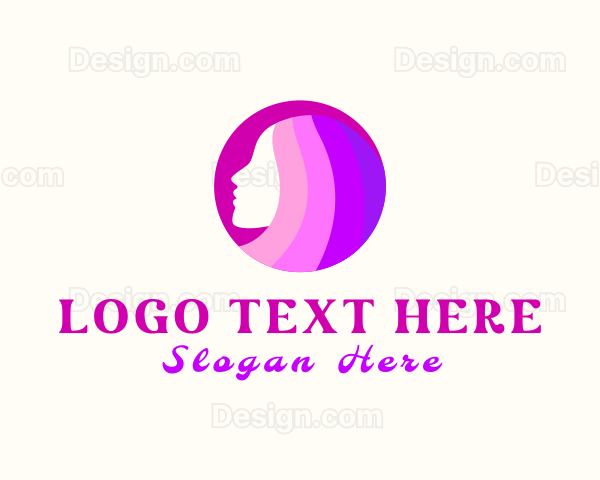 Woman Salon Hair Logo