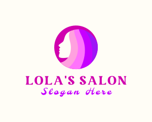 Woman Salon Hair logo design