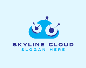 Digital Network Cloud Technology logo design