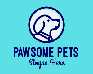 Dog Pet Monoline logo