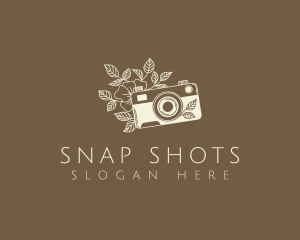 Floral Camera Photo logo