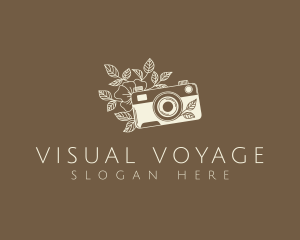 Floral Camera Photo logo