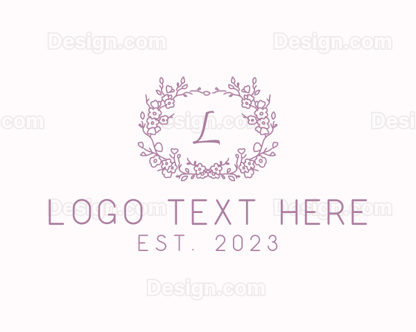 Cherry Blossom Wedding Decoration Logo