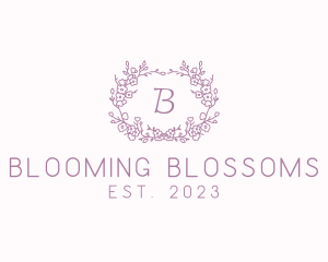 Cherry Blossom Wedding Decoration logo design