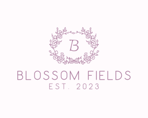 Cherry Blossom Wedding Decoration logo design