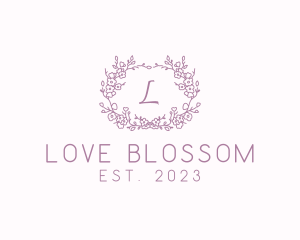 Cherry Blossom Wedding Decoration logo design