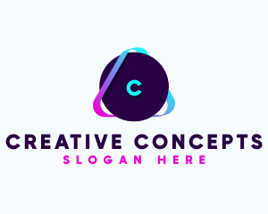 Creative Media App logo design