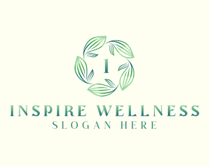 Leaves Wellness Garden logo design