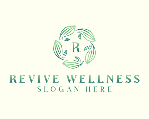 Leaves Wellness Garden logo design