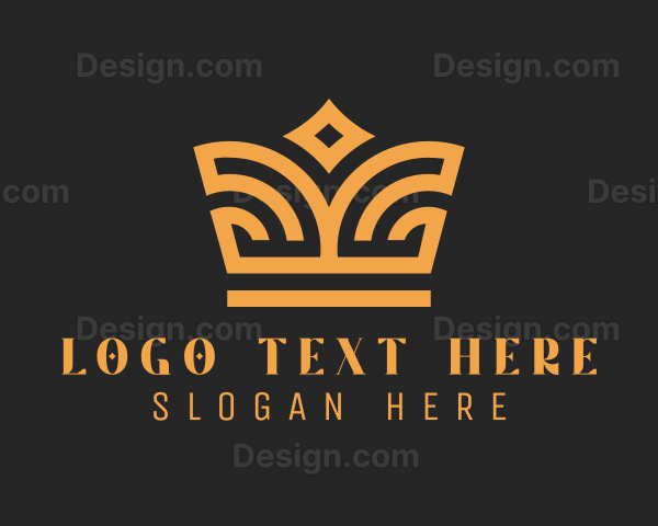 Luxury Gold Crown Logo