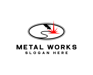 Laser Metal Cutter logo design