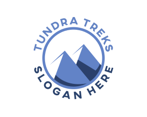 Outdoor Mountain Trekking logo design