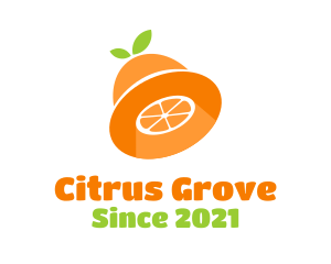 Orange Citrus UFO logo design