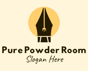 Pen Light Study Room  logo design