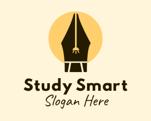 Pen Light Study Room  logo design