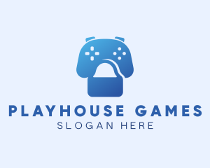 Gaming Shopping Bag logo design