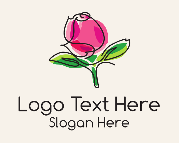 Rose logo example 1