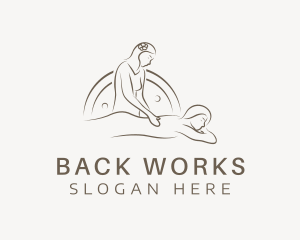 Brown Back Massage logo