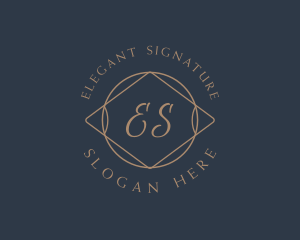 Elegant Boutique Brand logo design