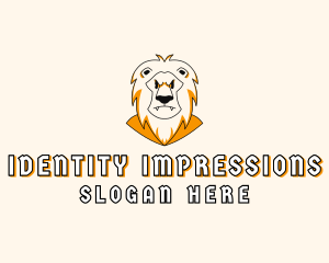 Lion Zoo Character logo
