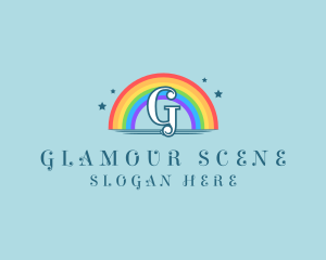 Sparkly Rainbow Cloud logo