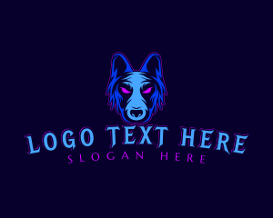 Gaming Wolf Dog logo