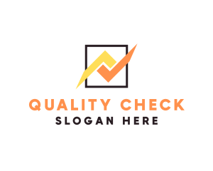 Financial Check Statistics logo design