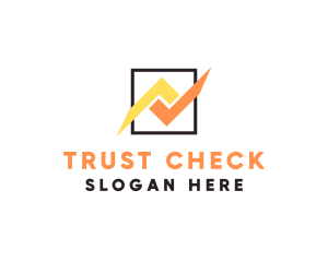 Financial Check Statistics logo design