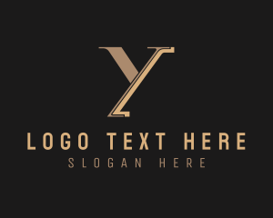 Professional Hotel Firm Letter Y logo