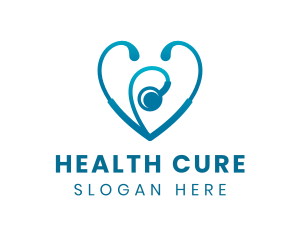 Medical Heart Stethoscope logo