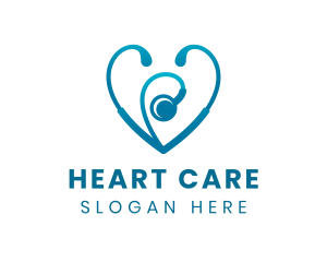 Medical Heart Stethoscope logo