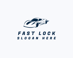 Fast Racing Sports Car logo design