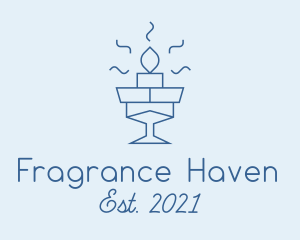Scented Candle Fragrance logo design