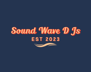 Retro Fashion Waves logo design