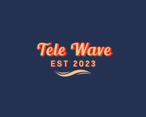 Retro Fashion Waves logo design