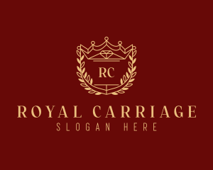 High End Royalty Shield logo design