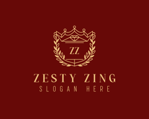 High End Royalty Shield logo design