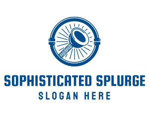 Plunger Plumbing Pipe logo design