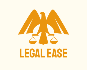 Eagle Legal Scale logo design